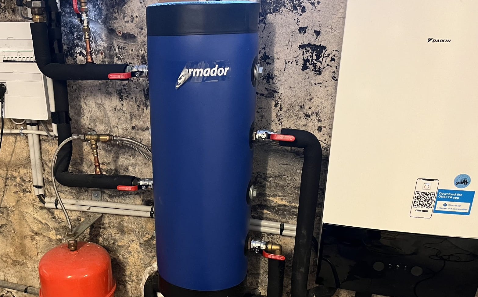 photo exemple chauffage au sol